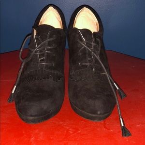 Black Suede Ankle Booties